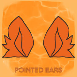 (c) Pointed ears